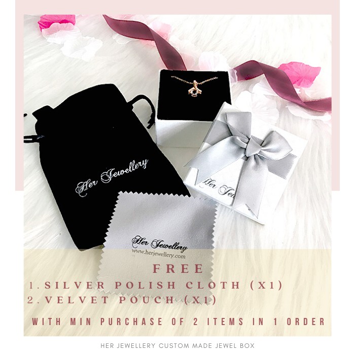 Her Jewellery Birth Stone Set Series 12 Months Premium Crystals With 18k Real Gold Plated Shopee Malaysia