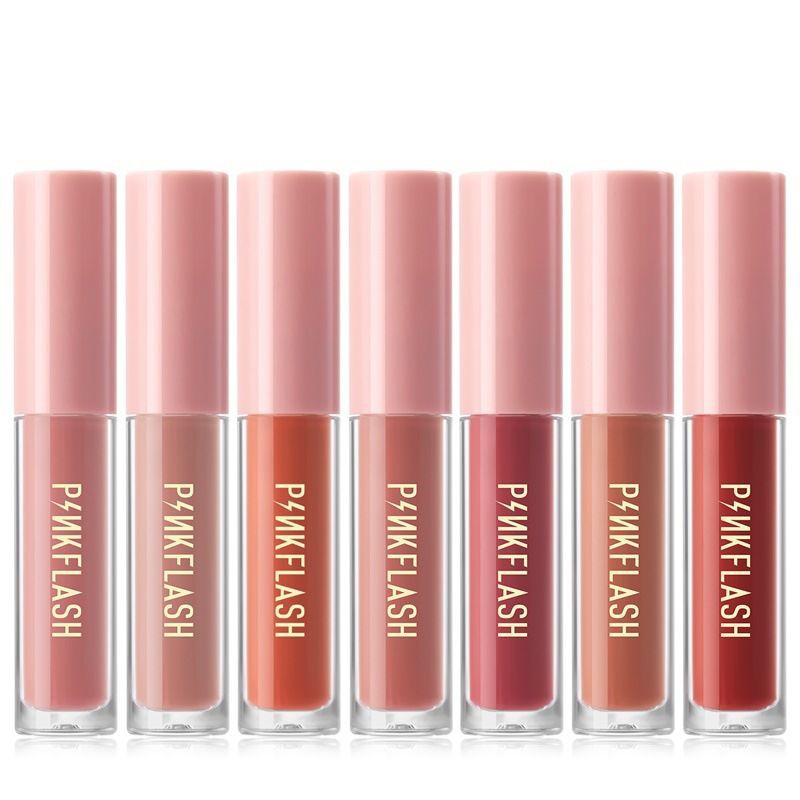 Pinkflash liquid Lipstick Matte lip stick Lipstik Lipgloss lip gloss