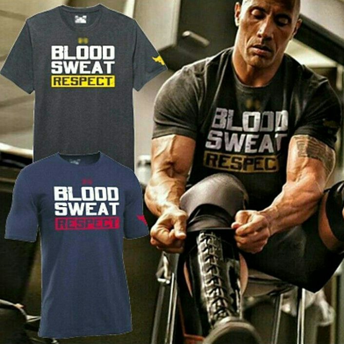 blood sweat respect t shirt