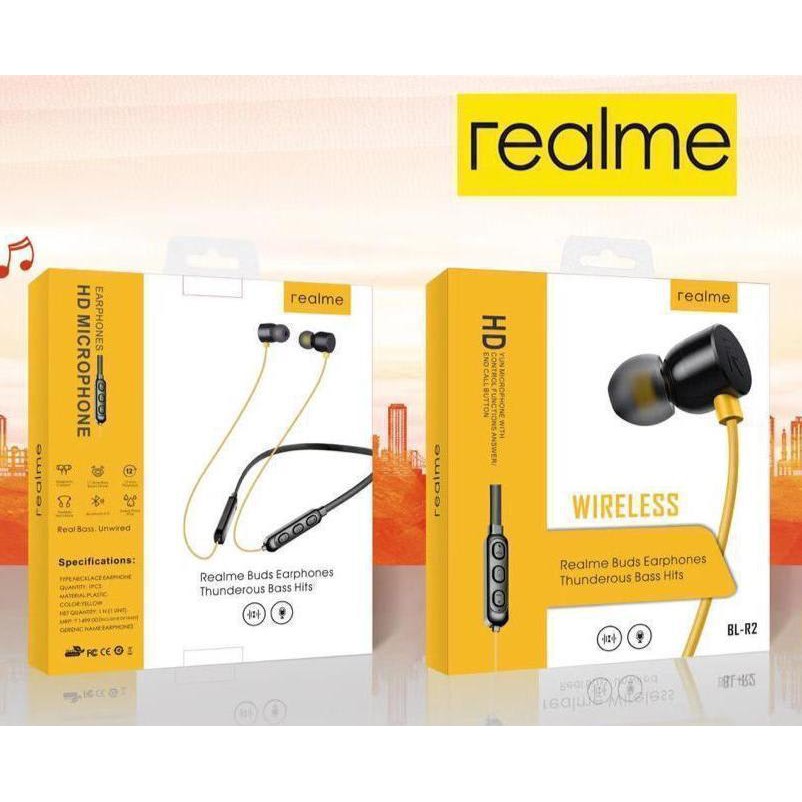 realme bluetooth earphones wireless