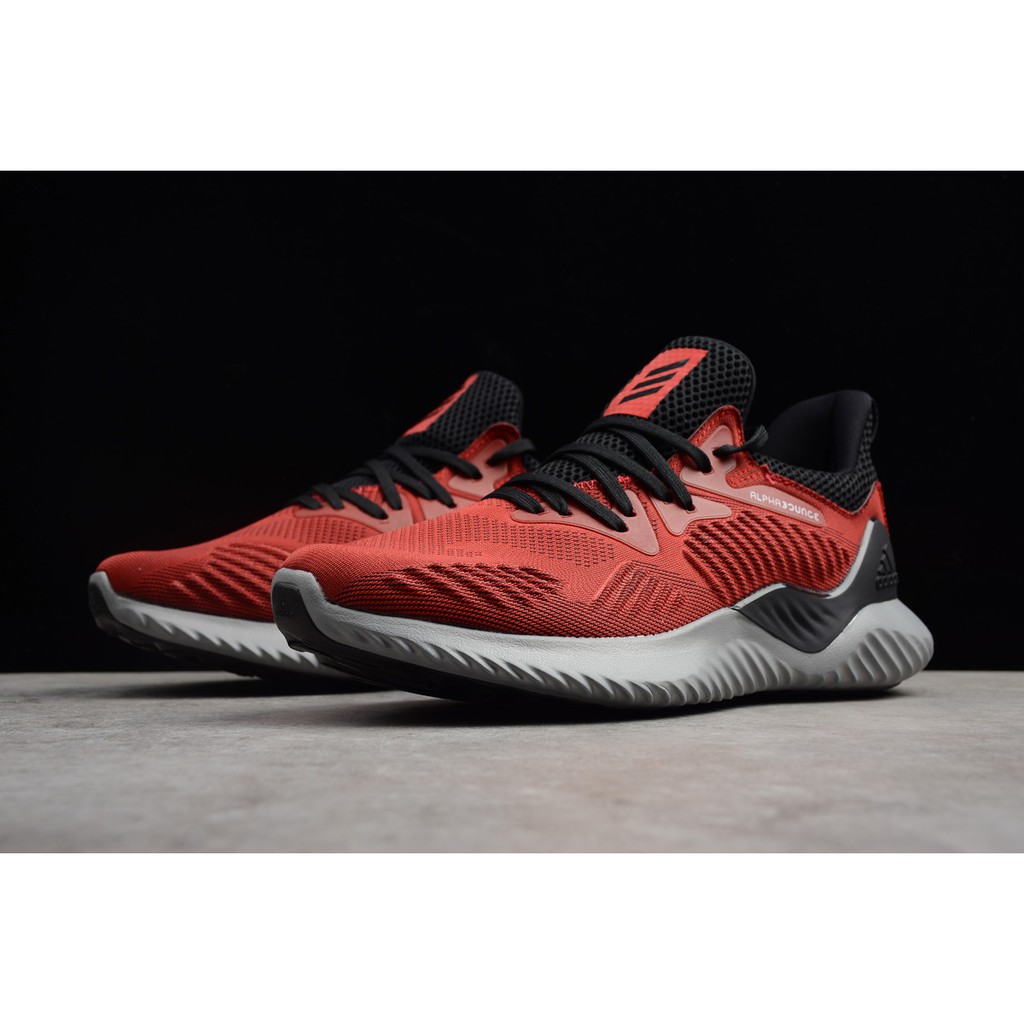 adidas alphabounce red black
