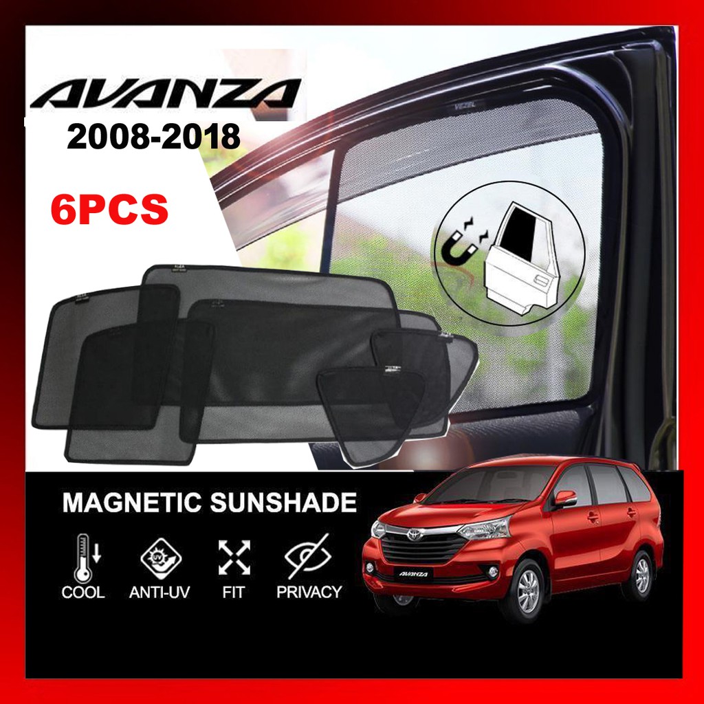 Toyota Avanza Oem Magnetic Sunshade (6pcs) 