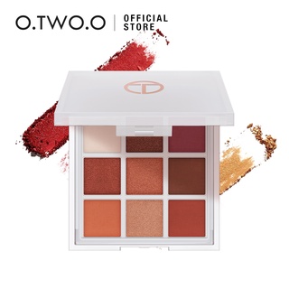 Image of O.TWO.O Eyeshadow Palette High Shimmer Matte Eye Makeup 9 shades
