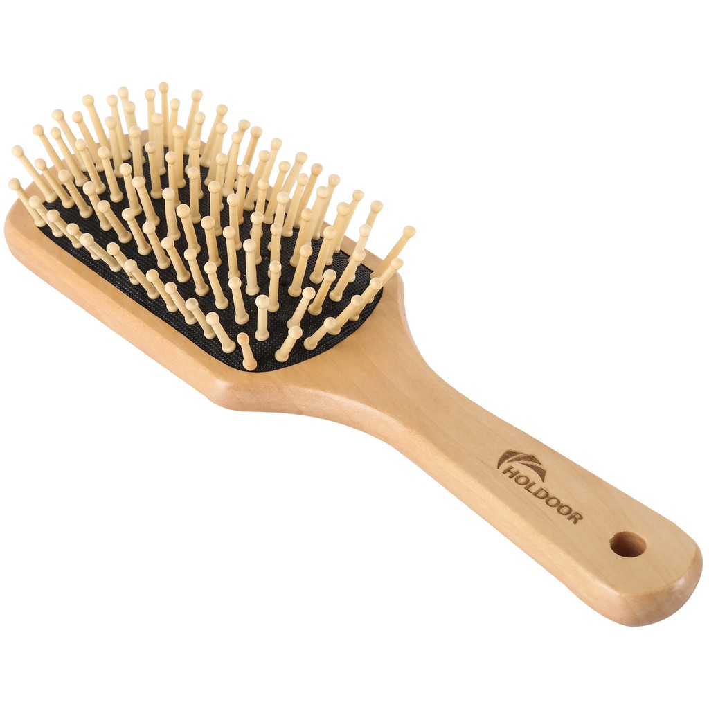 wooden hair comb