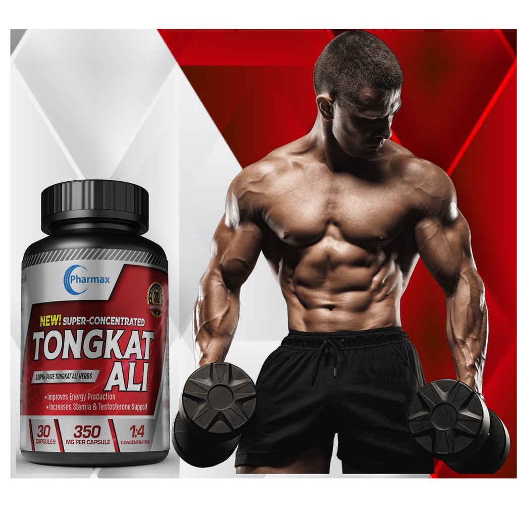 Tongkat Ali Alpha Capsules by Pharmax 100% Pure Tongkat Ali Tanpa Campuran ! Natural testosterone Booster !