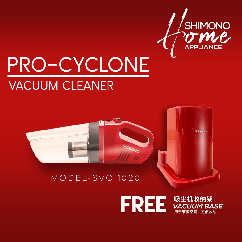 V 0020 Shimono High Power Cyclone Handy Lightweight Vacuum Cleaner