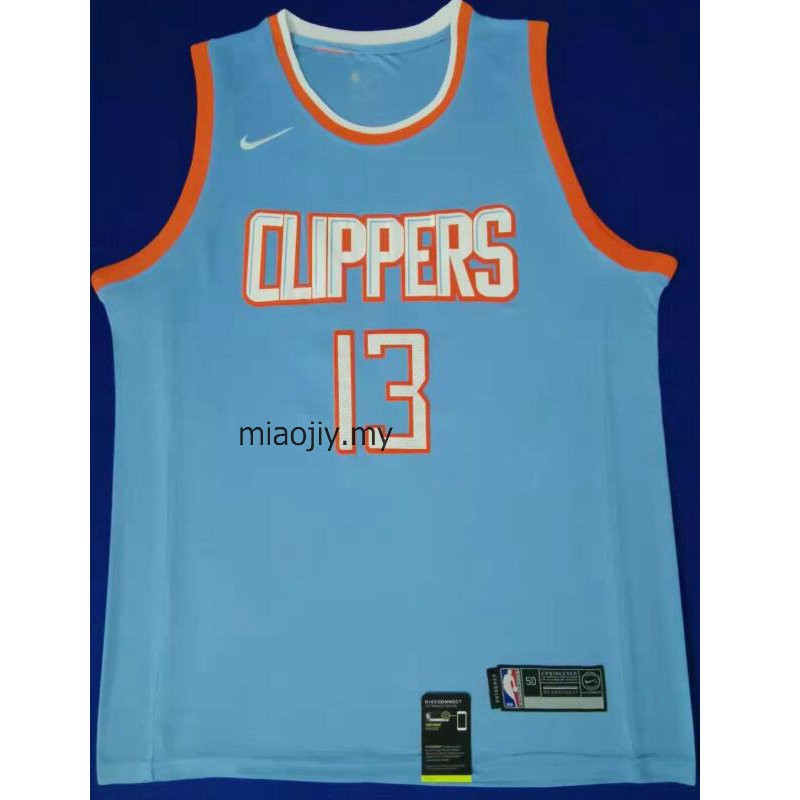 light blue clippers jersey