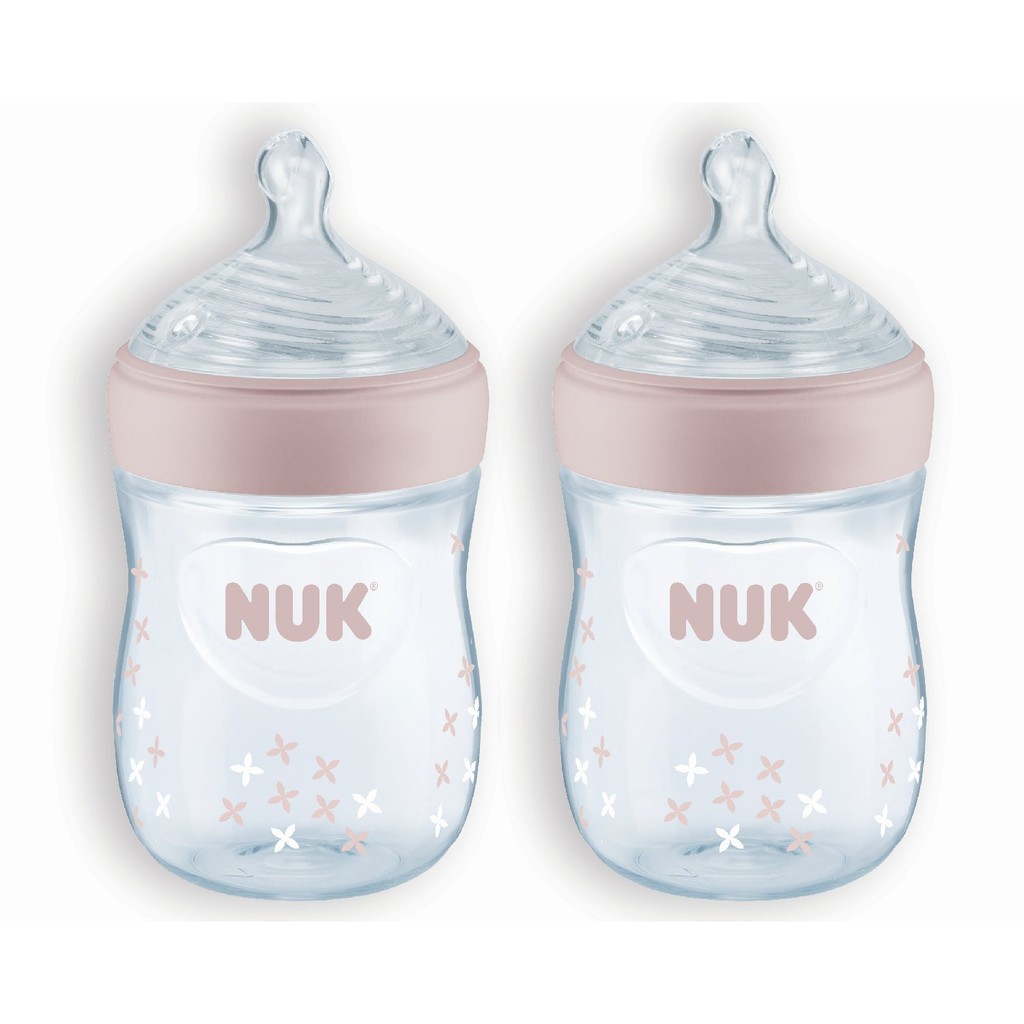 Original Nuk 5oz Simply Natural Pink Girl Crystal Clear Tritan Bottle Newborn Bottle Botol Susu Bayi Shopee Malaysia