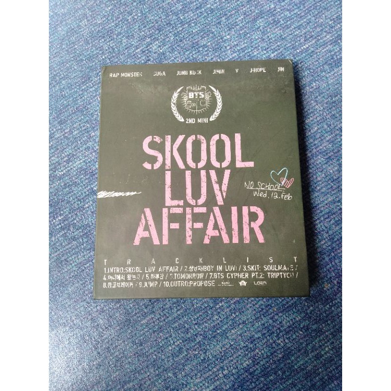 Preloved Official Bts Skool Luv Affair Sla Album No Poster Shopee Malaysia