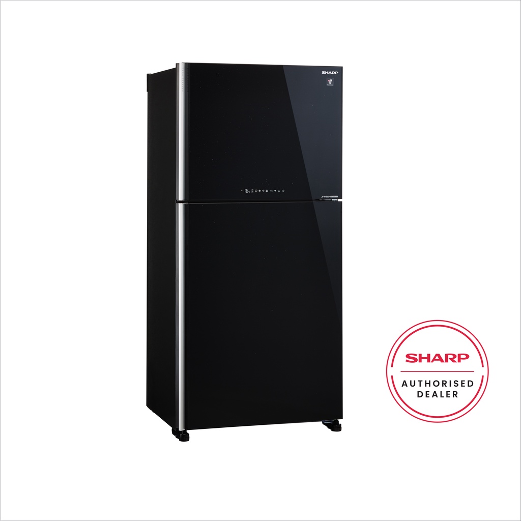 ( DELIVER KL SELANGOR ) SHARP 720L 2 DOOR INVERTER GLASS DOOR FRIDGE SJP882MFGK