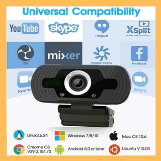 [NEW] (SHIP TODAY)1080P HD Webcam Web Camera Support OBS Stream Lab With MIC For Computer For PC Laptop Skype MSN