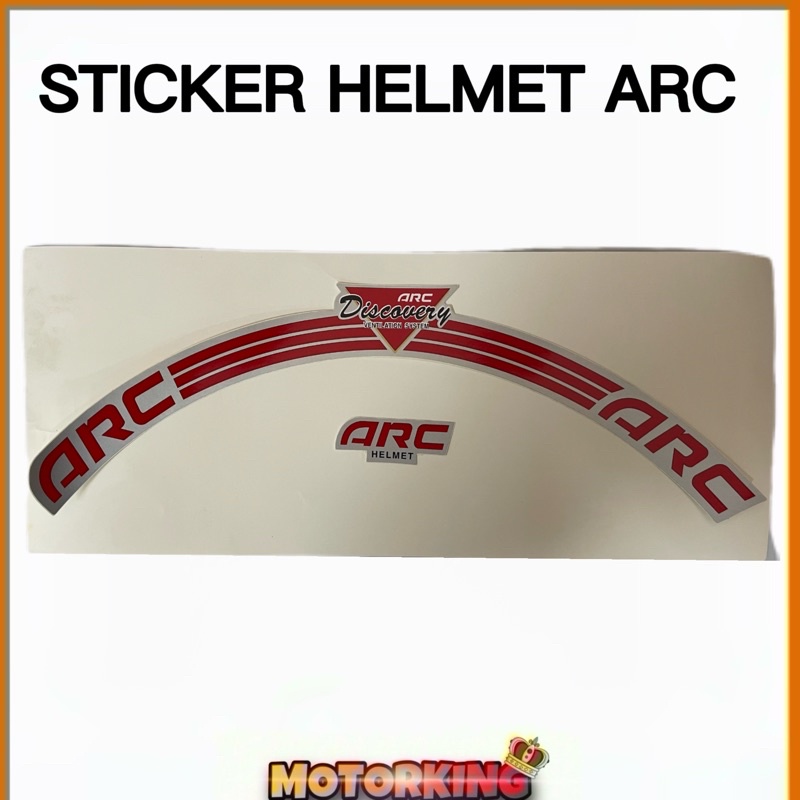 STICKER HELMET ARC PANJANG STICKER HELMET Shopee Malaysia