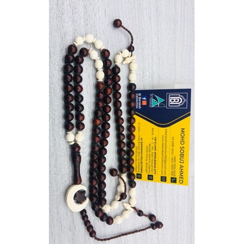 Tasbih Koka + Tulang Unta 99 biji Original dari Mekkah