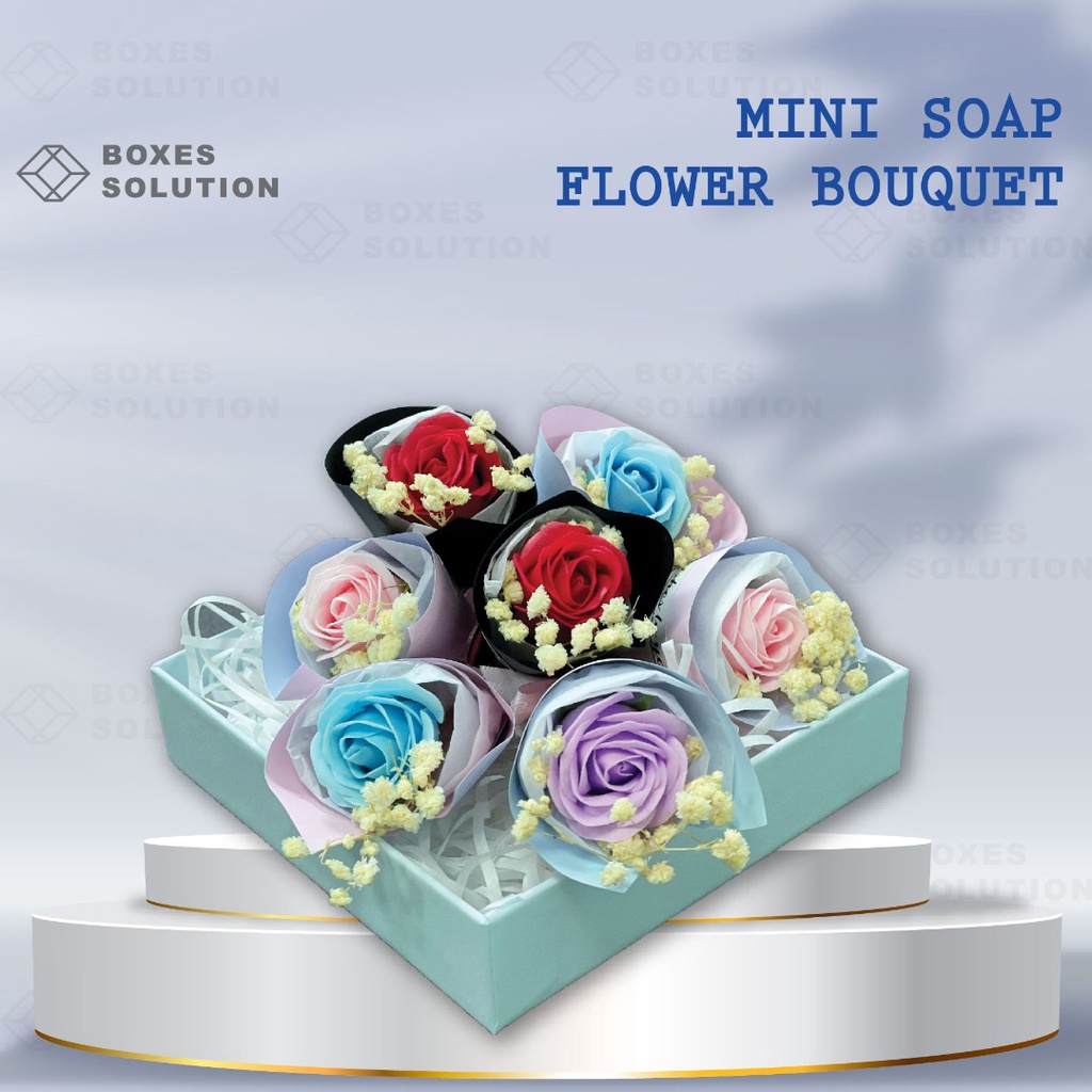 READY STOCK IN IPOH!! Mini Bouquet Soap Flower Dry Flower DIY Gift Ins