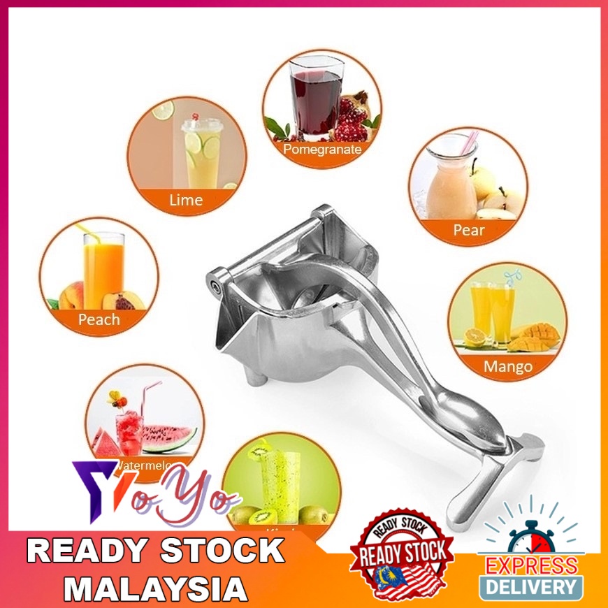 Juicer Household Hand Juicer Metal Juice Squeezer Manual Juicer Fruit Extractor Juice Press Pemerah Jus