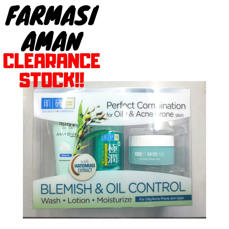Hada Labo Blemish Oil Control 123 Trial Set