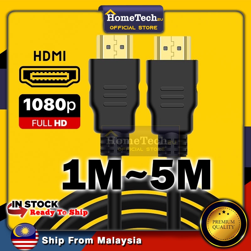 HDMI Cable for TV V1.4 4K Full HD 1080 For TV Laptop PS Astro Wayar