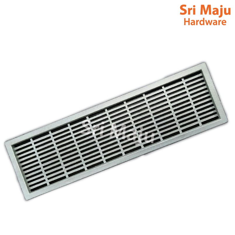 Maju Silver Grey Air Vent Air Vent Louvered Grill Cover Exhaust