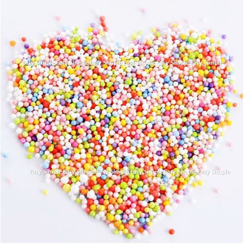 Ready Stock 7 9mm Polystyrene Styrofoam Mini Snow Floam Beads