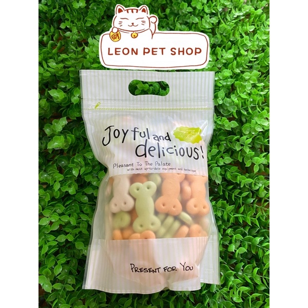 Joyful Delicious Dog Biscuit Pet Snack Milk Biscuit Mix Flavor 250G