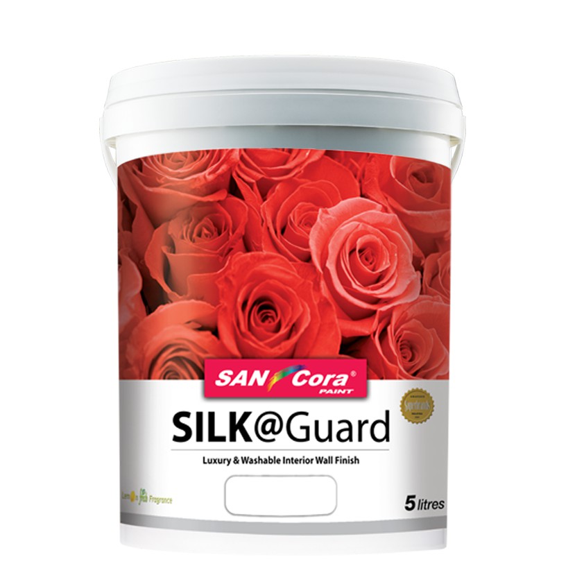 SANCORA Silk Guard Gloss Interior Wall Paint 5 Litres 