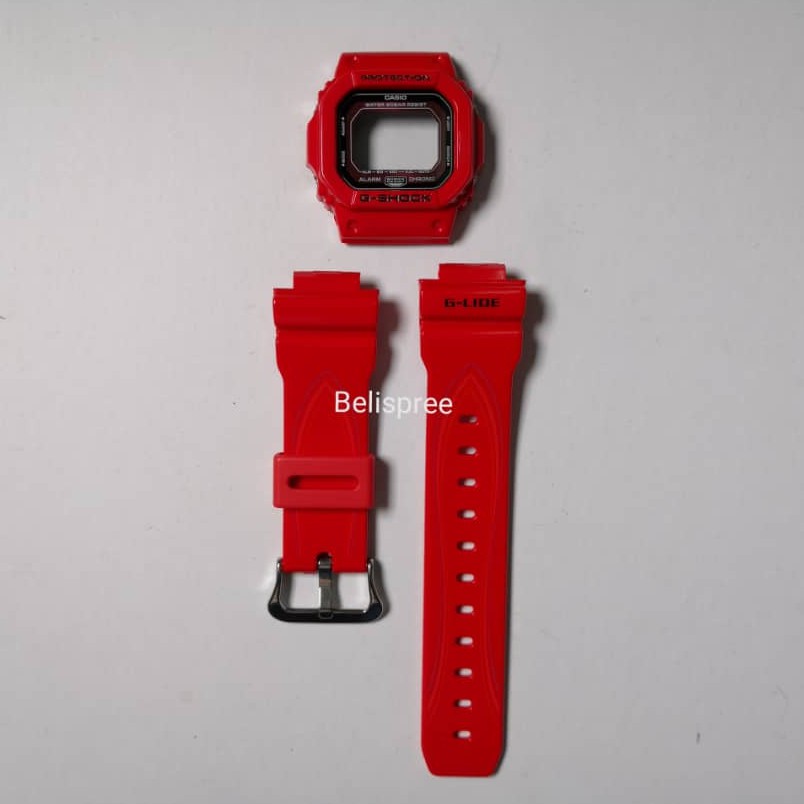 g shock glx 5600 red