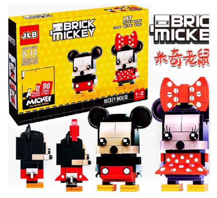 Brickheadz minnie and hot sale mickey