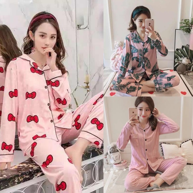 Women pyjamas lingerie nightwear baju tidur perempuan pajamas t shirt sexy Maternity