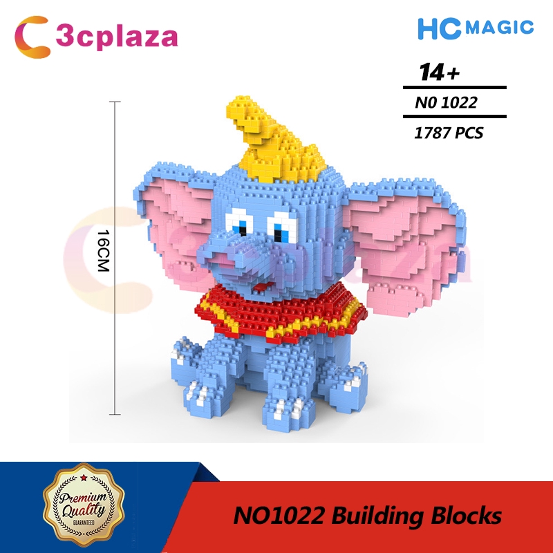 elephant building blocks