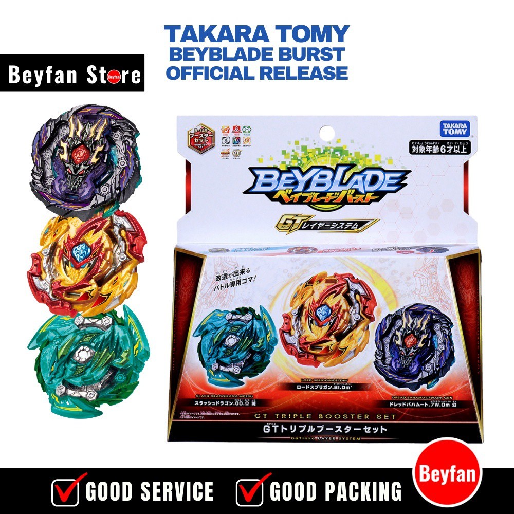 Tv Movie Character Toys Us Seller Takara Tomy B 149 Beyblade Burst Gt Triple Booster Set Toys Hobbies