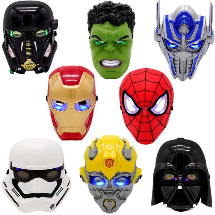 Superhero Avenger Iron Man Mask Captain America Mask Hulk Mask ...