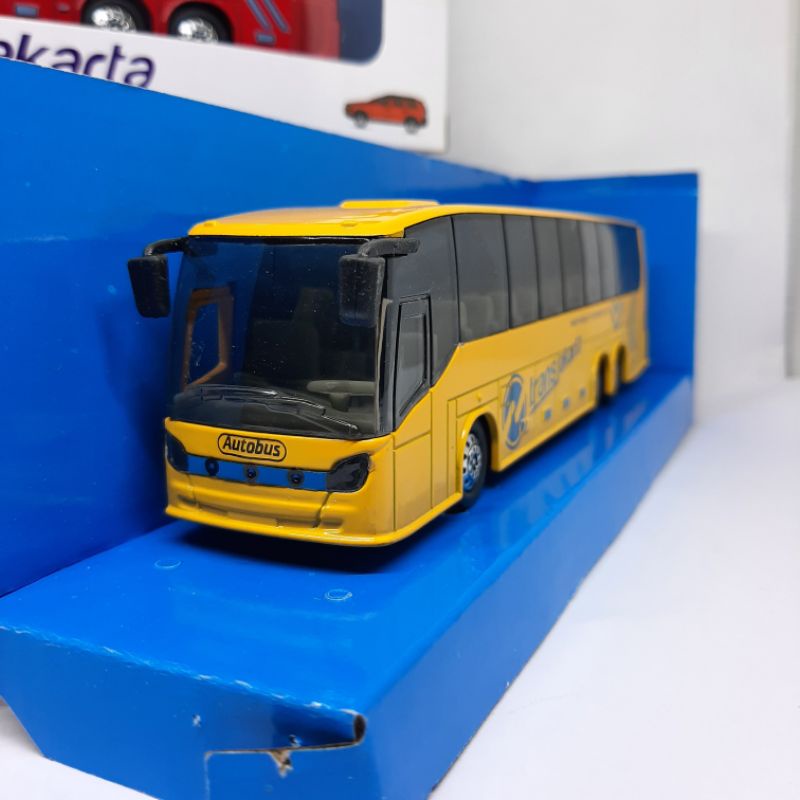 Baosity 1:64 Miniature Bus Electric Vehicle Model Toy Ornaments Blue 
