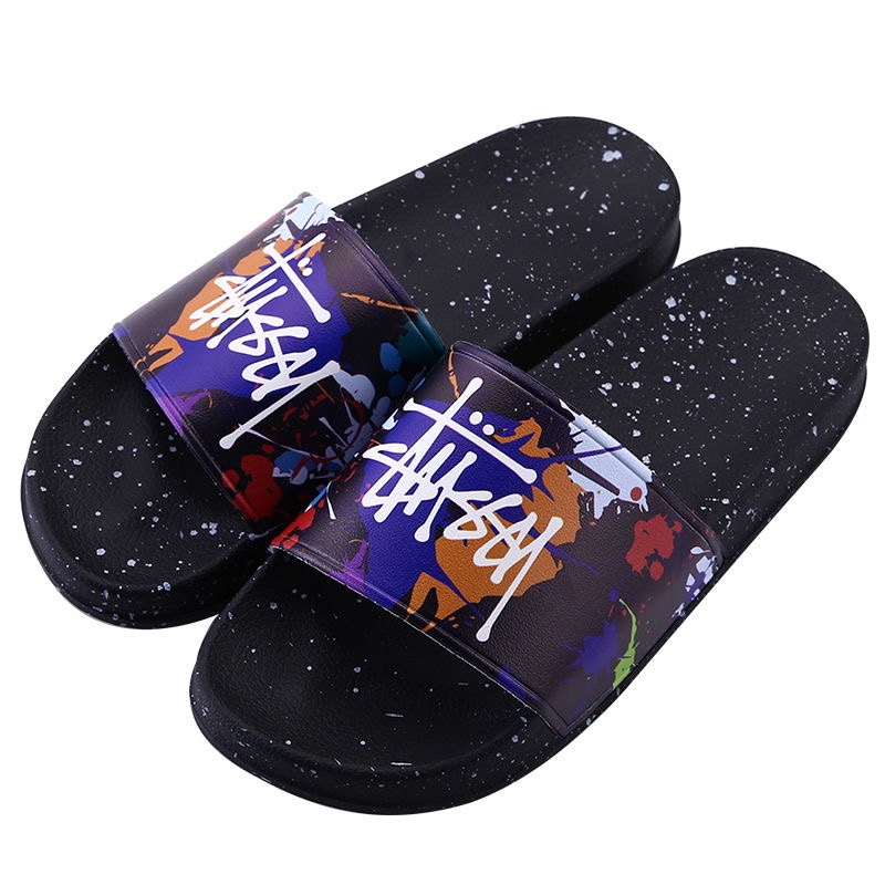 stussy flip flops