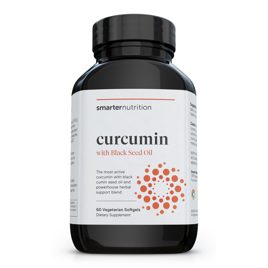 Smarter Curcumin Turmeric Root Extract With Black Seed Oil By Smarter Nutrition Usa Expiry Oct 2022 Shopee Malaysia