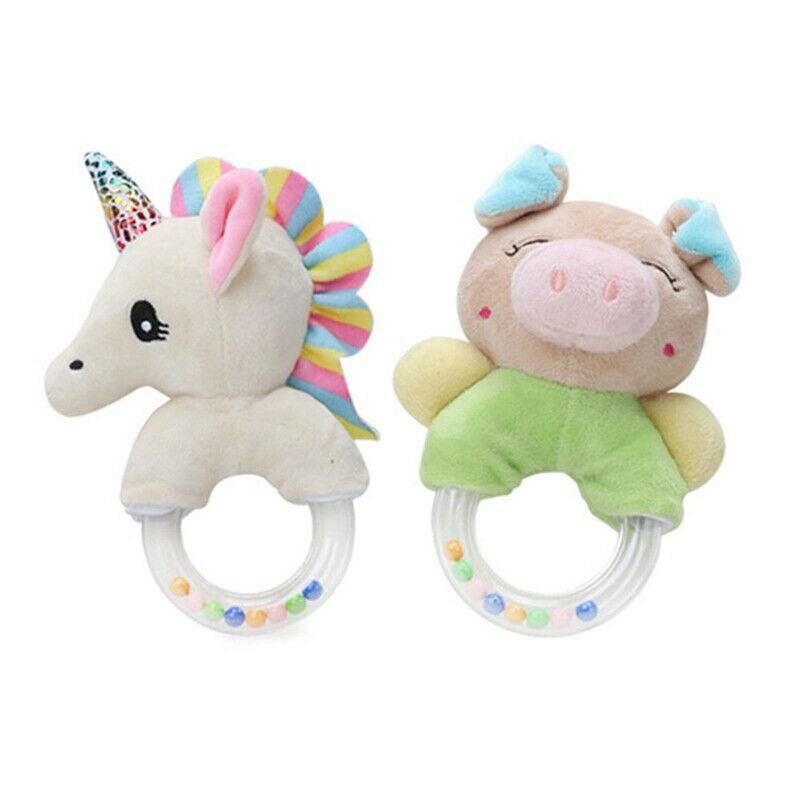 unicorn baby rattle