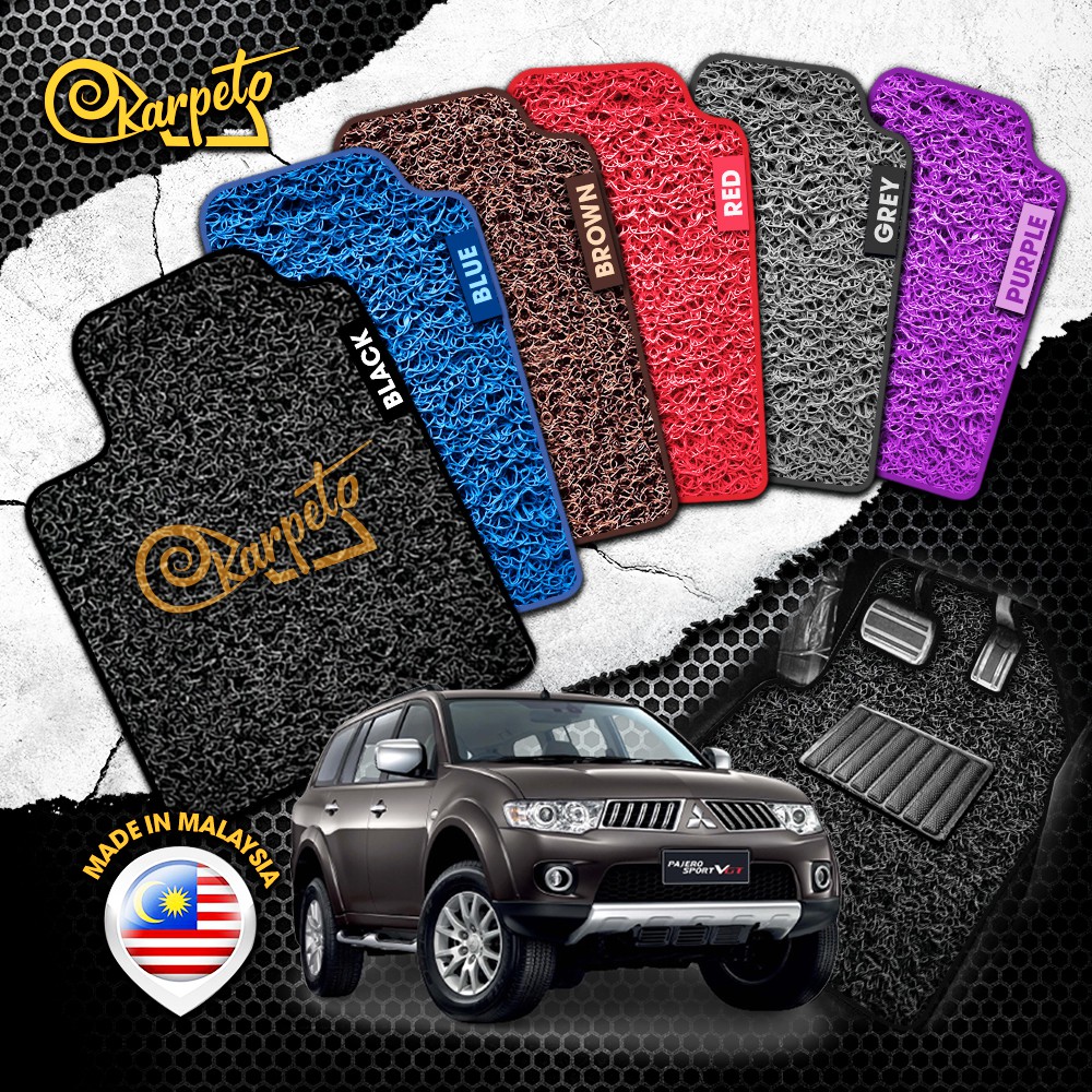 OEM] Mitsubishi Pajero Sport (2008-2015) Pre-cut Car Mat Karpet 