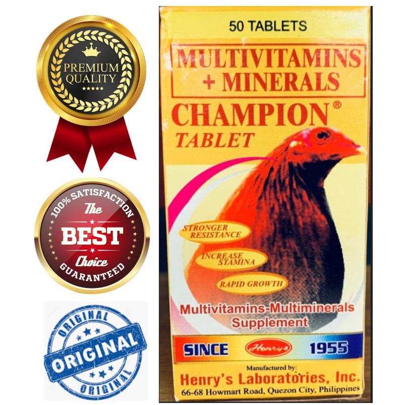 Ubat Ayam Champion Ori Multi Vitamin Mineral Shopee Malaysia