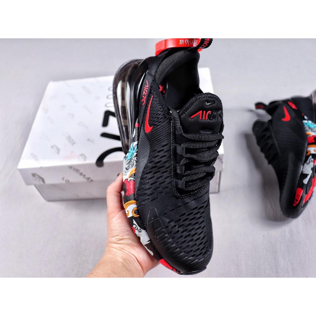 Air Max 270 Black Multi Color Unisex Shopee Malaysia