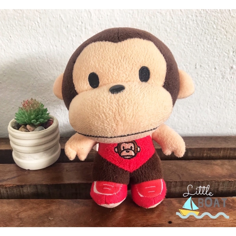 [Ready Stock] Baby Milo Monkey plush toy doll soft toy best birthday
