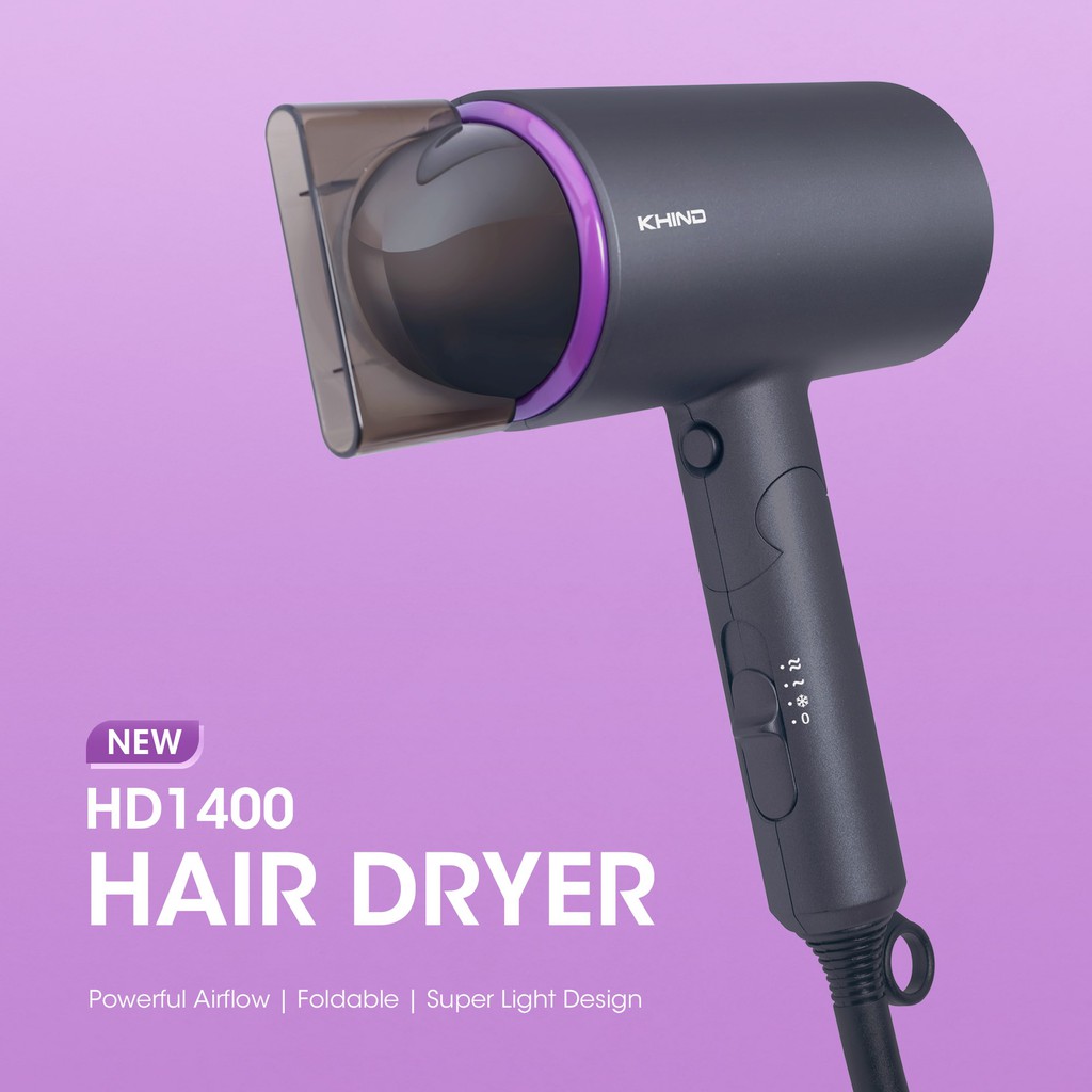 Khind/Philips Hair Dryer With Foldable Hander Shopee Malaysia