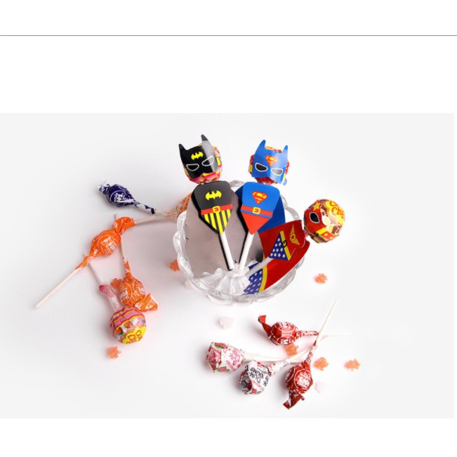 [Last chance to buy!] Lollipop stand / Lollipop decoration / Packaging / Christmas gift / Goodies / Super Hero / Princes