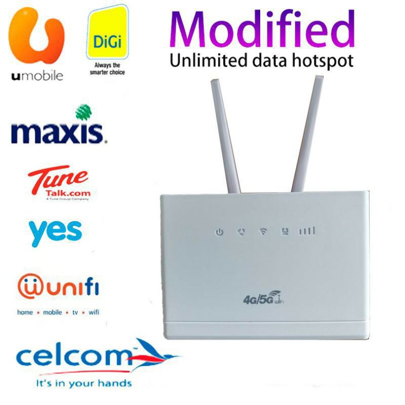 RS980+ Modified Unlimited Hotspot 4G LTE Modem Router MOD Wifi unlock