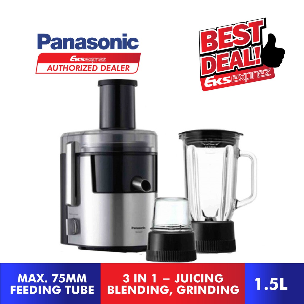Panasonic 3 In 1 Juicer Blender (1.5L) MJ-DJ31SSL