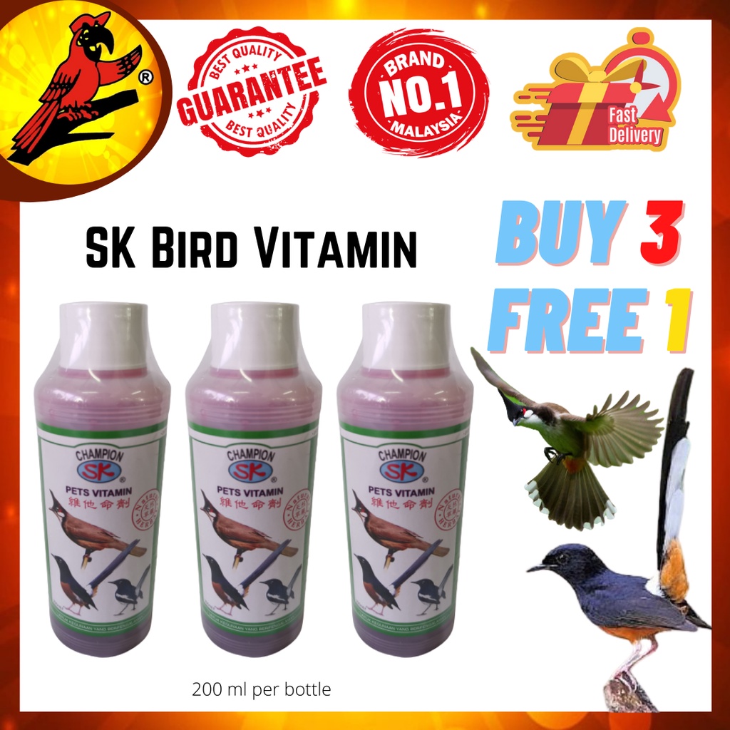 MPT SK Bird Vitamin Murai Batu Vitamin Merbah Jambul Vitamin Murai