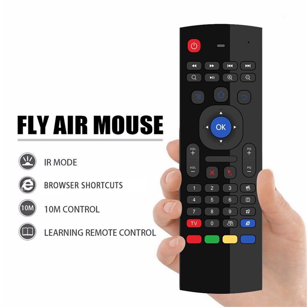 Purpose Essential CZBFANCY / Mx3 MX3-L Backlit Air Mouse T3 Smart Voice Remote Control 2.4g Rf Wireless Keyboard X96 ... - Image 2