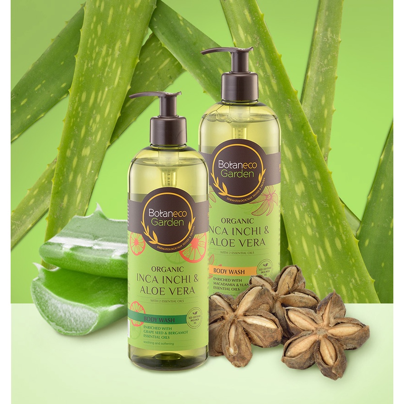 【限定品】 Botaneco Garden 95ml Bergamot & Grapeseed Vera Aloe & Inchi Inca