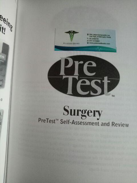 Surgery Pretest Self Assessment And Review 13th Edition - 