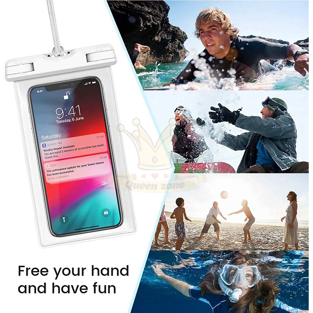 Accessory Outdoor Experience Adventure Ainna's Ready Stock 30M Underwater Phone Case: Universal PVC Waterproof Bag - Image 5