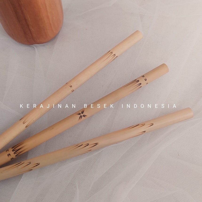 20cm Bamboo CARVED straw SET AND straw TUBE// Zero waste // straw / Bamboo straw// Environmentally friendly// Hampers