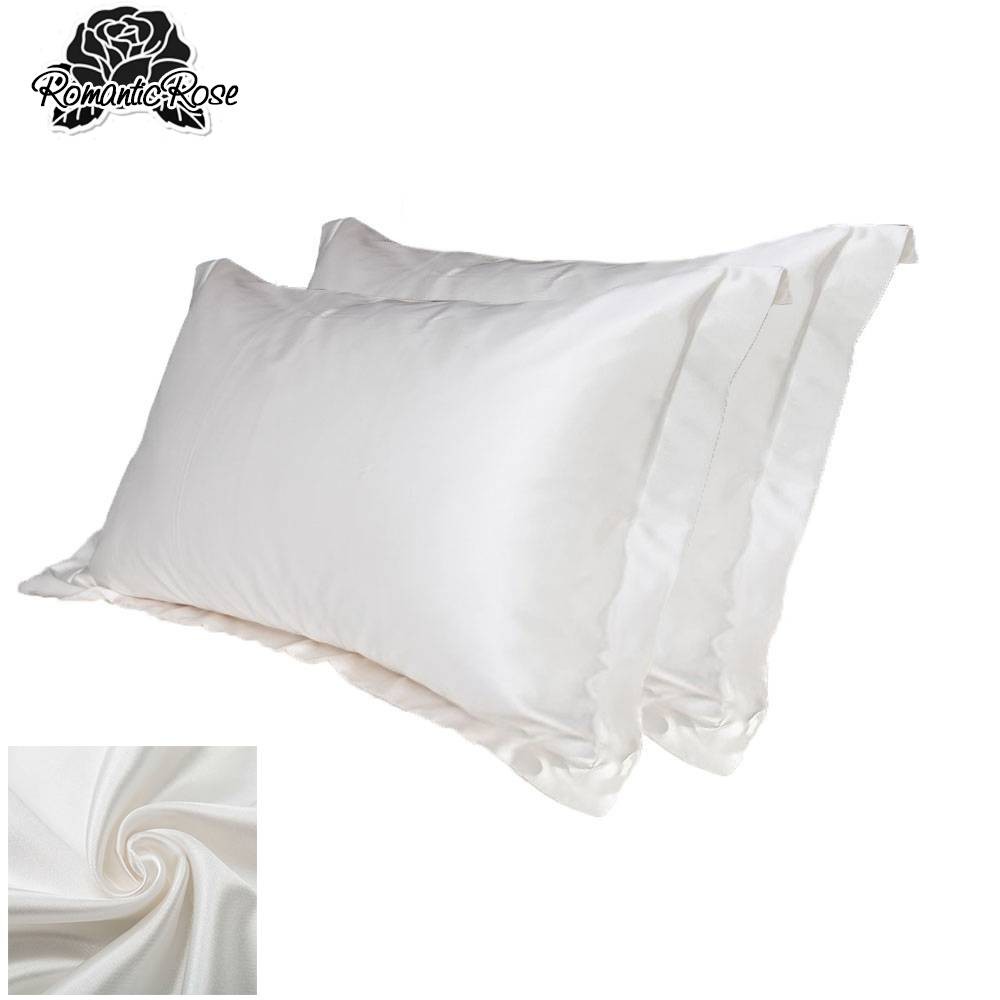 Rro Satin Silk Pillowcases 100 Polyester For Hair And Facial Care